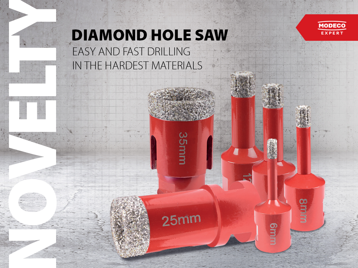 Diamond hole saws – easy and quick drilling in the hardest materials